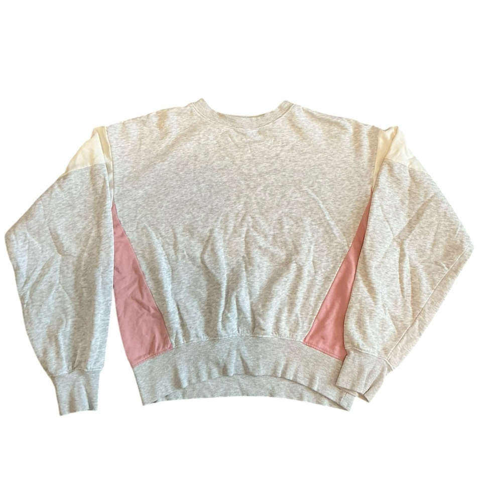 🩷H&M Gray and Pink Sweater Soft Knit Top - Picture 2 of 5